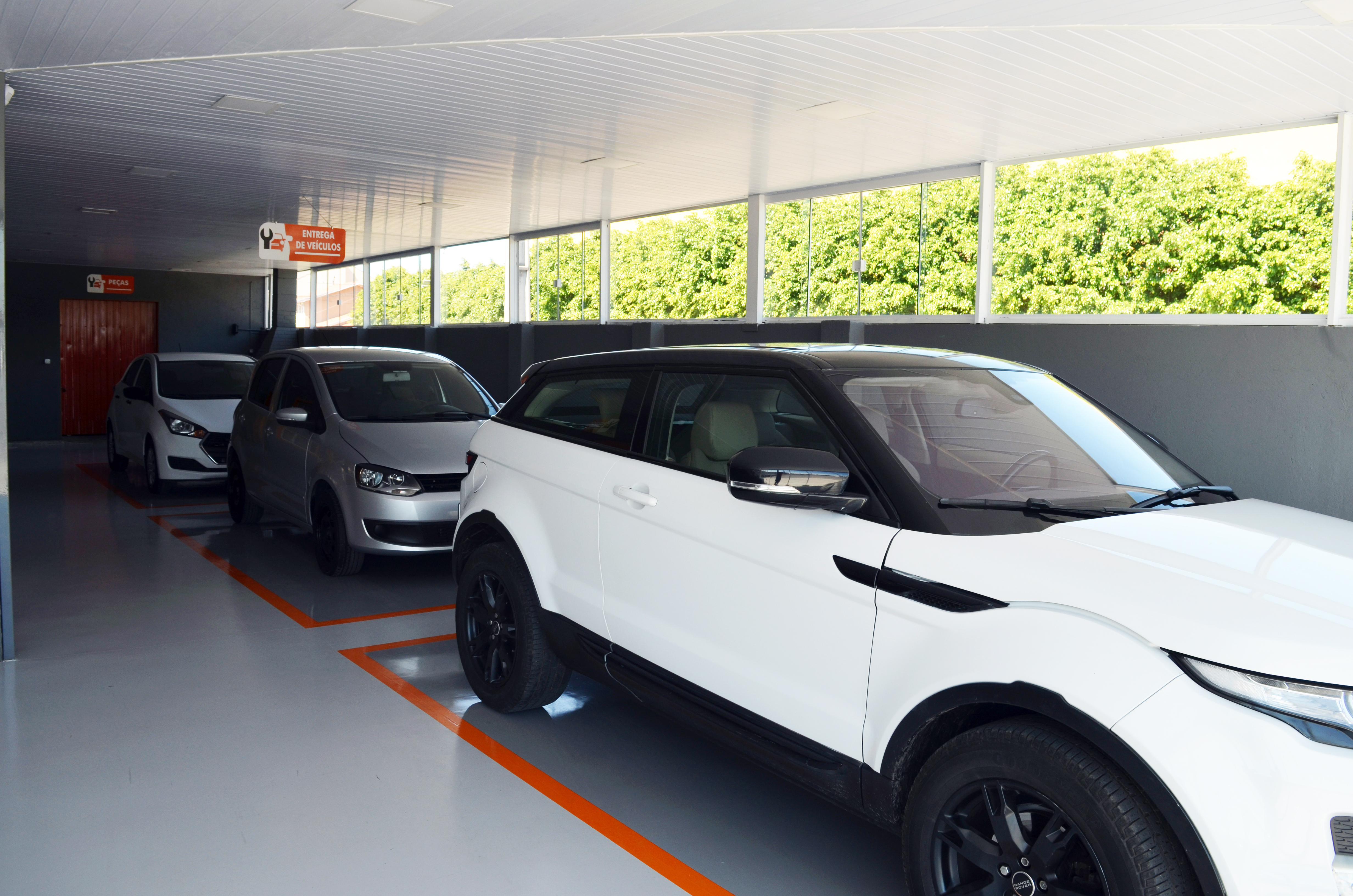 Recepção dos veículos