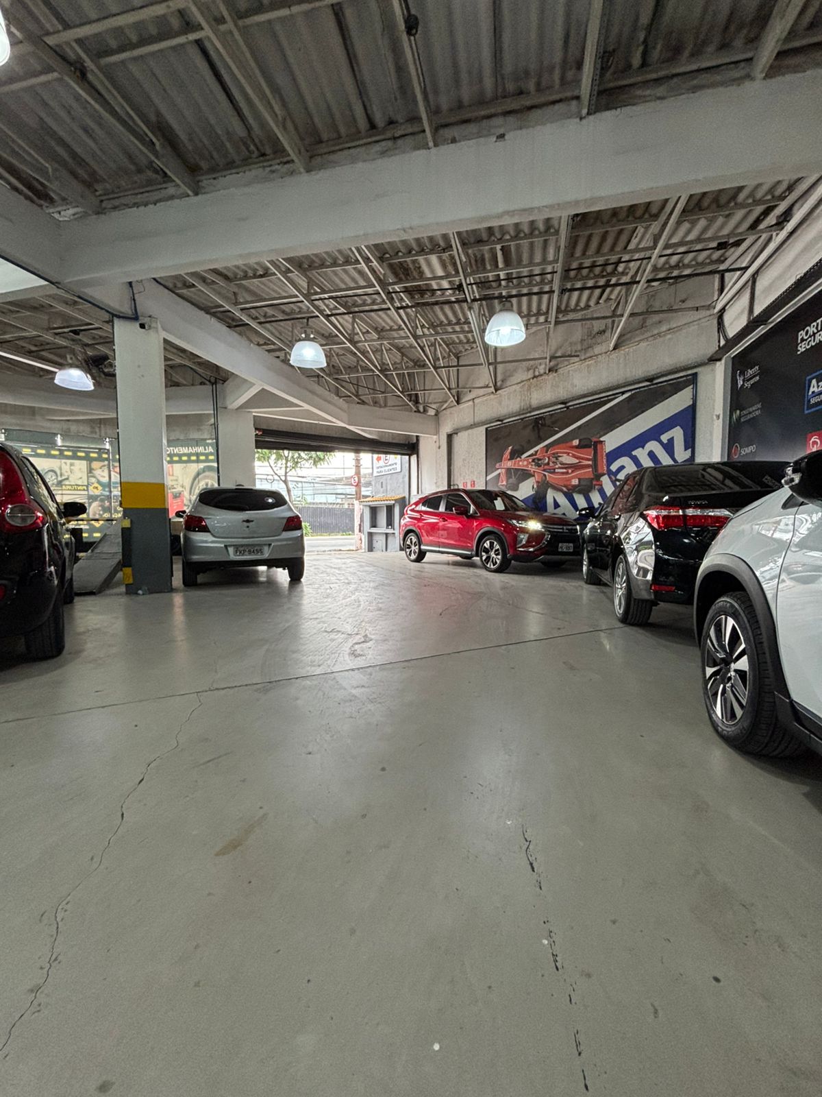 Recepção dos veículos