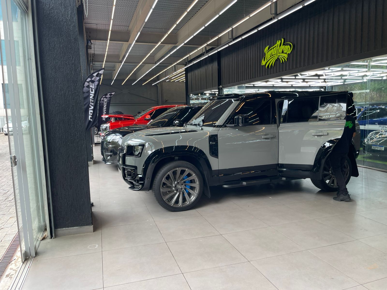 Vista geral da área produtiva