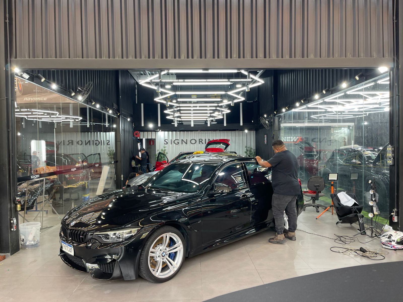 Área para box rápido