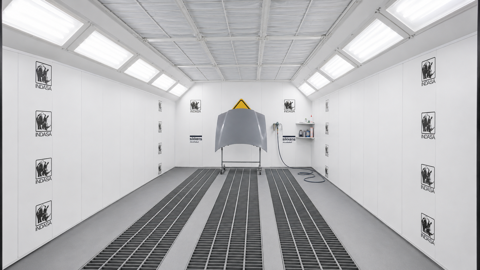 Cabine de pintura interna