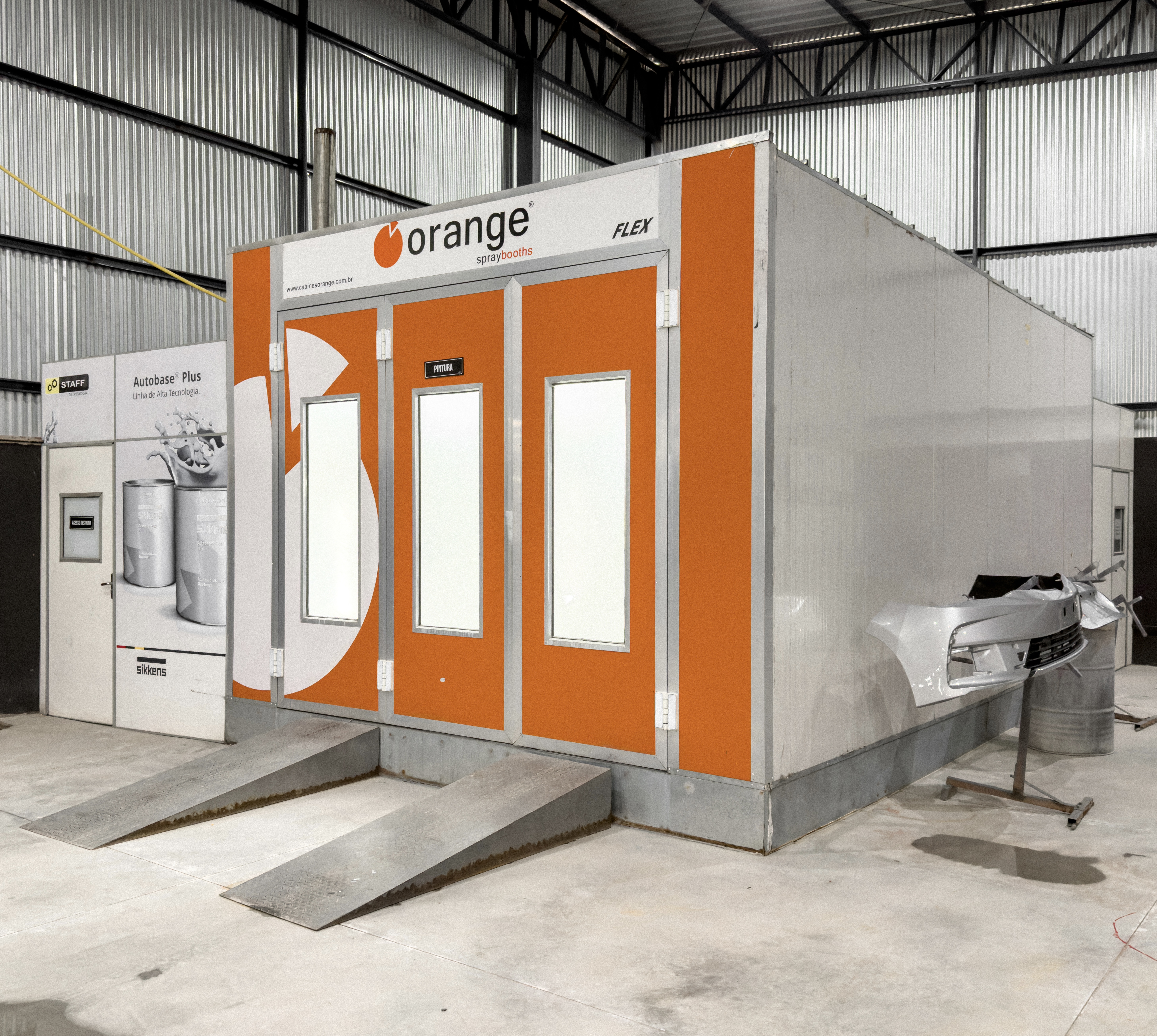 Cabine de pintura externa