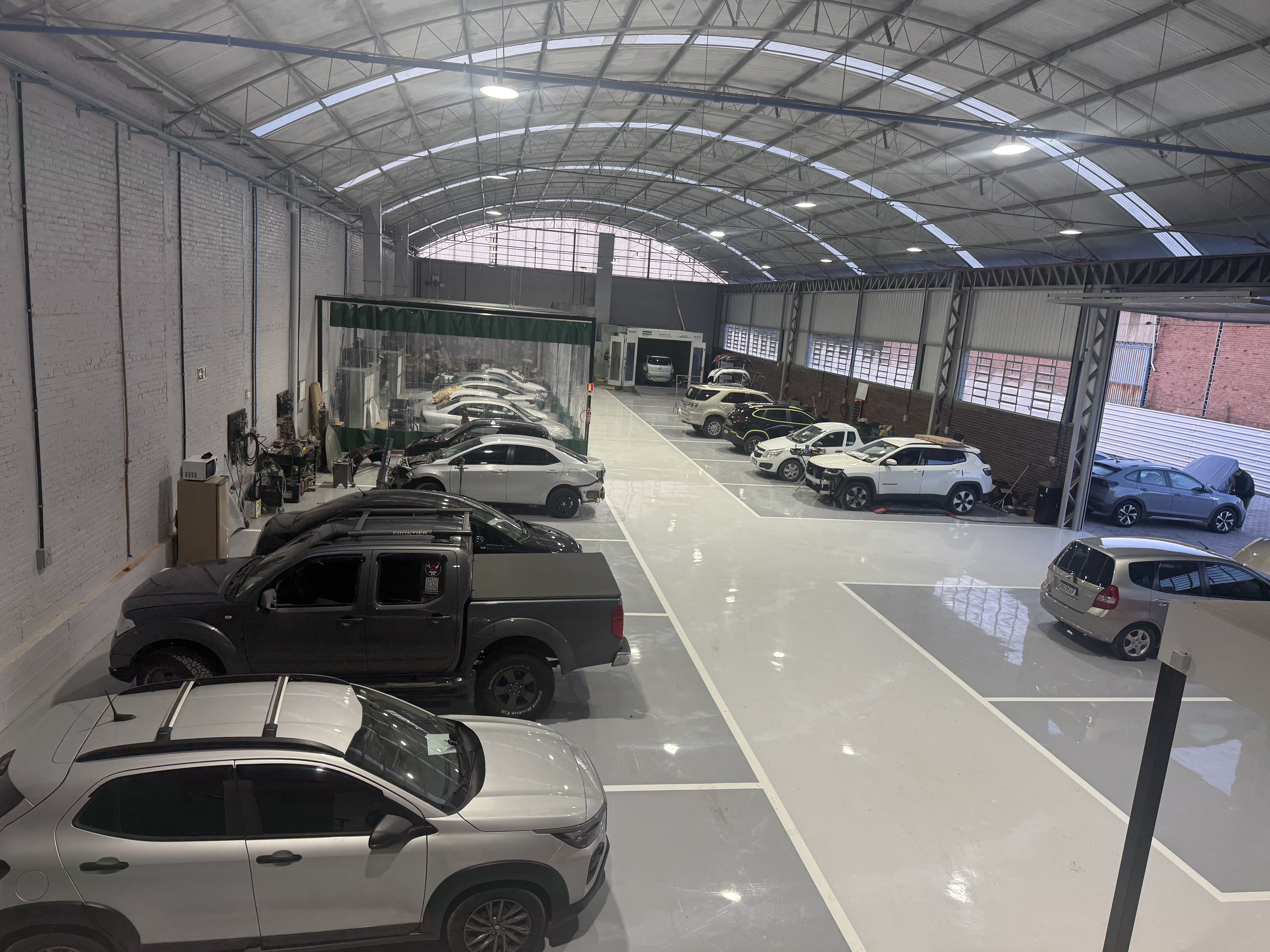 Vista geral da área produtiva