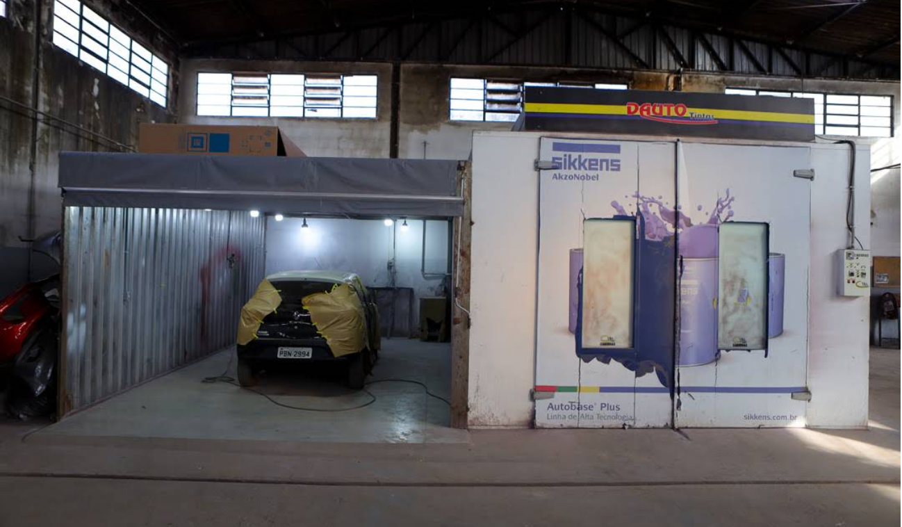 Cabine de pintura externa
