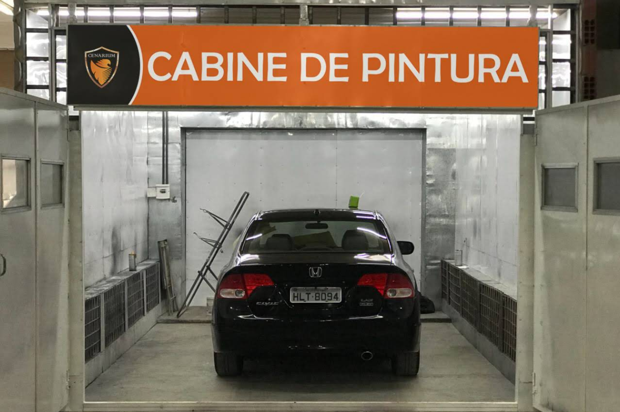Cabine de pintura externa