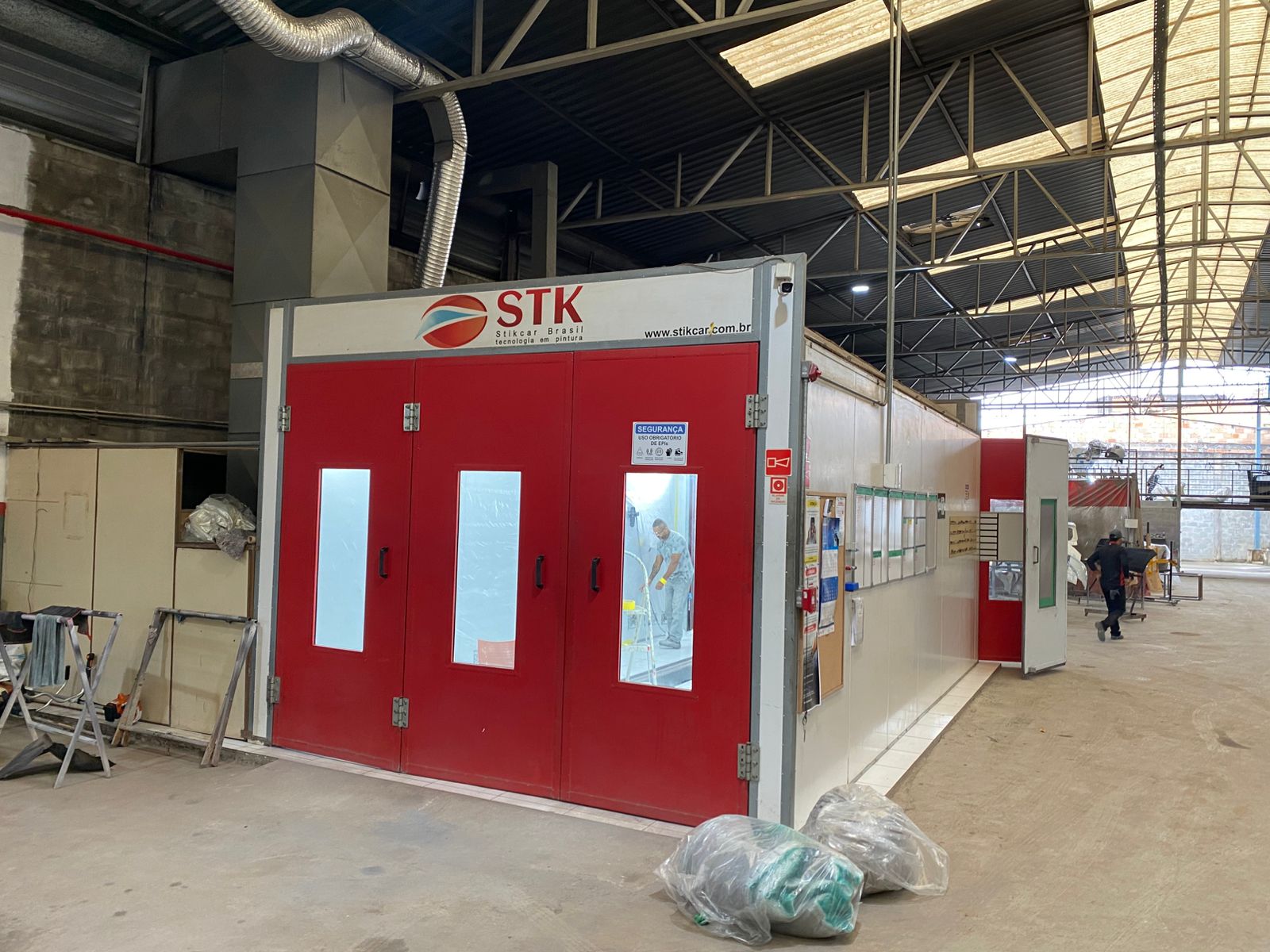 Cabine de pintura externa